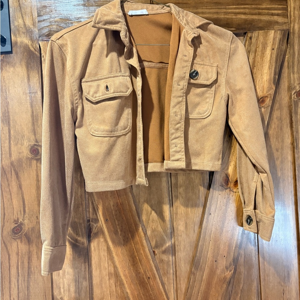 Corduroy Tan Top / Jacket